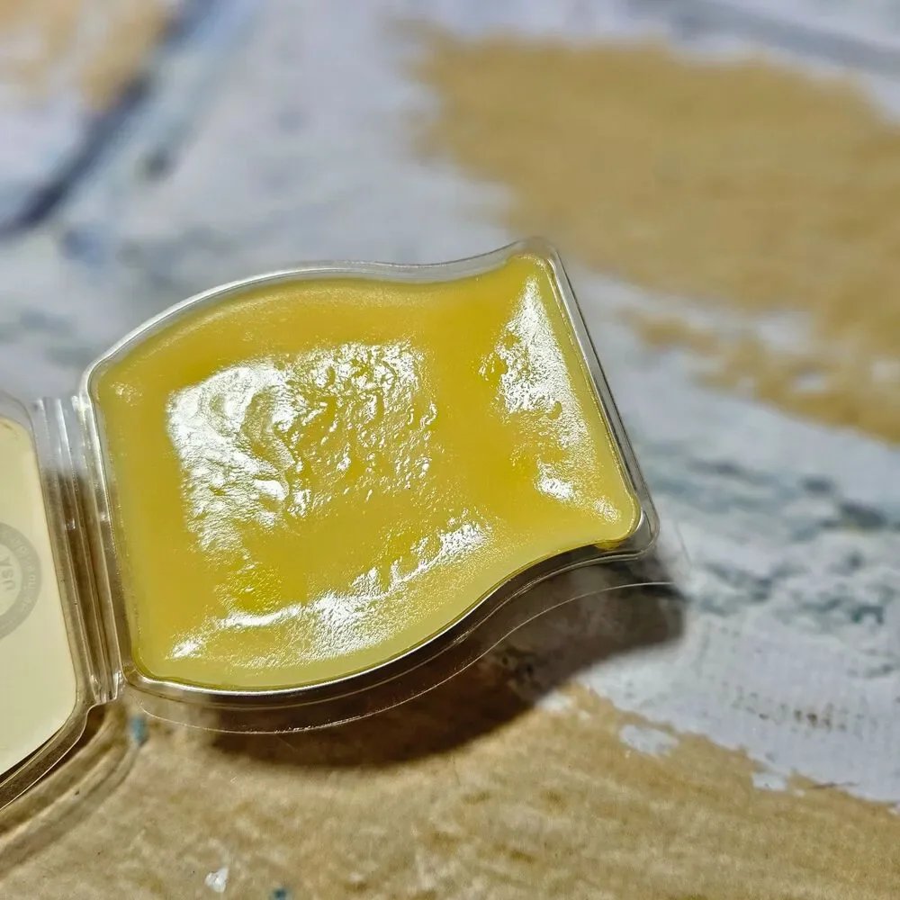 Scentsy Lemon Coconut Chiffon Wax Bar Retired Scent New Clamshell Wax Melt